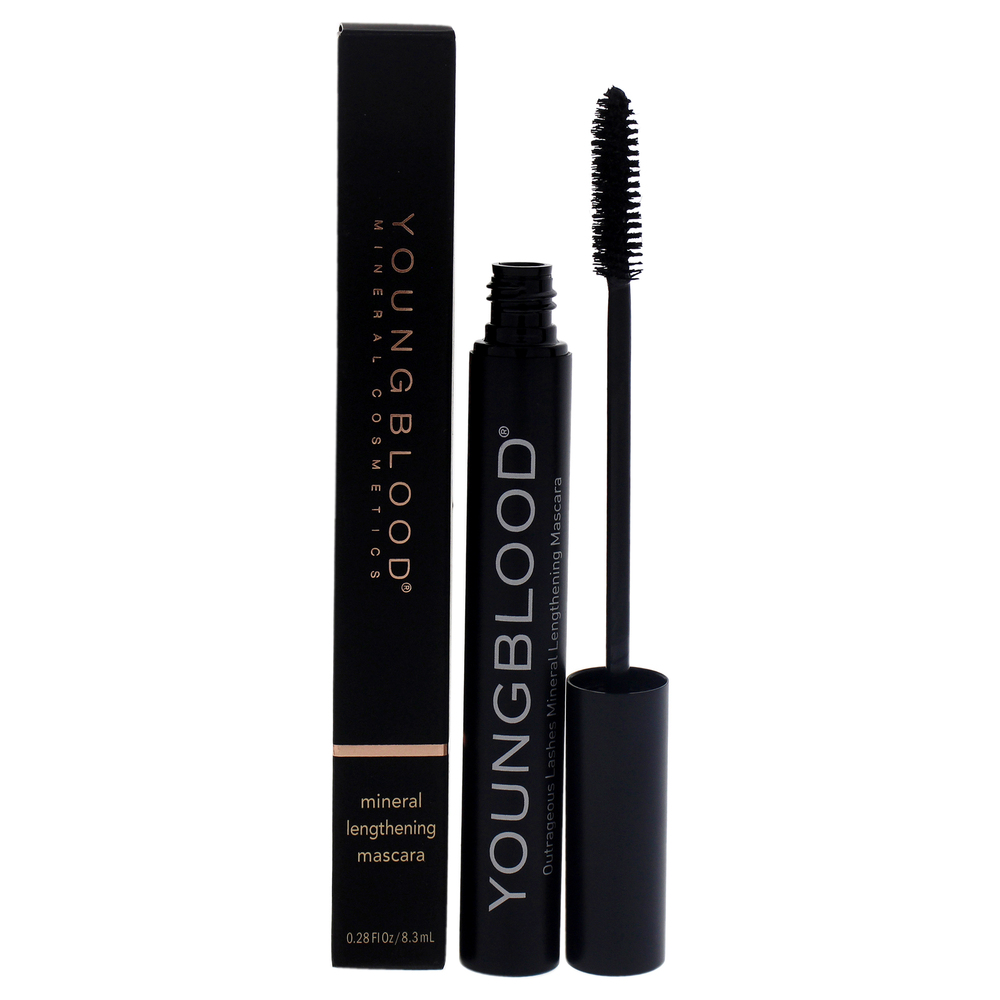 Outrageous Lashes Mineral Lengthening Mascara - Blackout BY Youngblood 0.28 oz